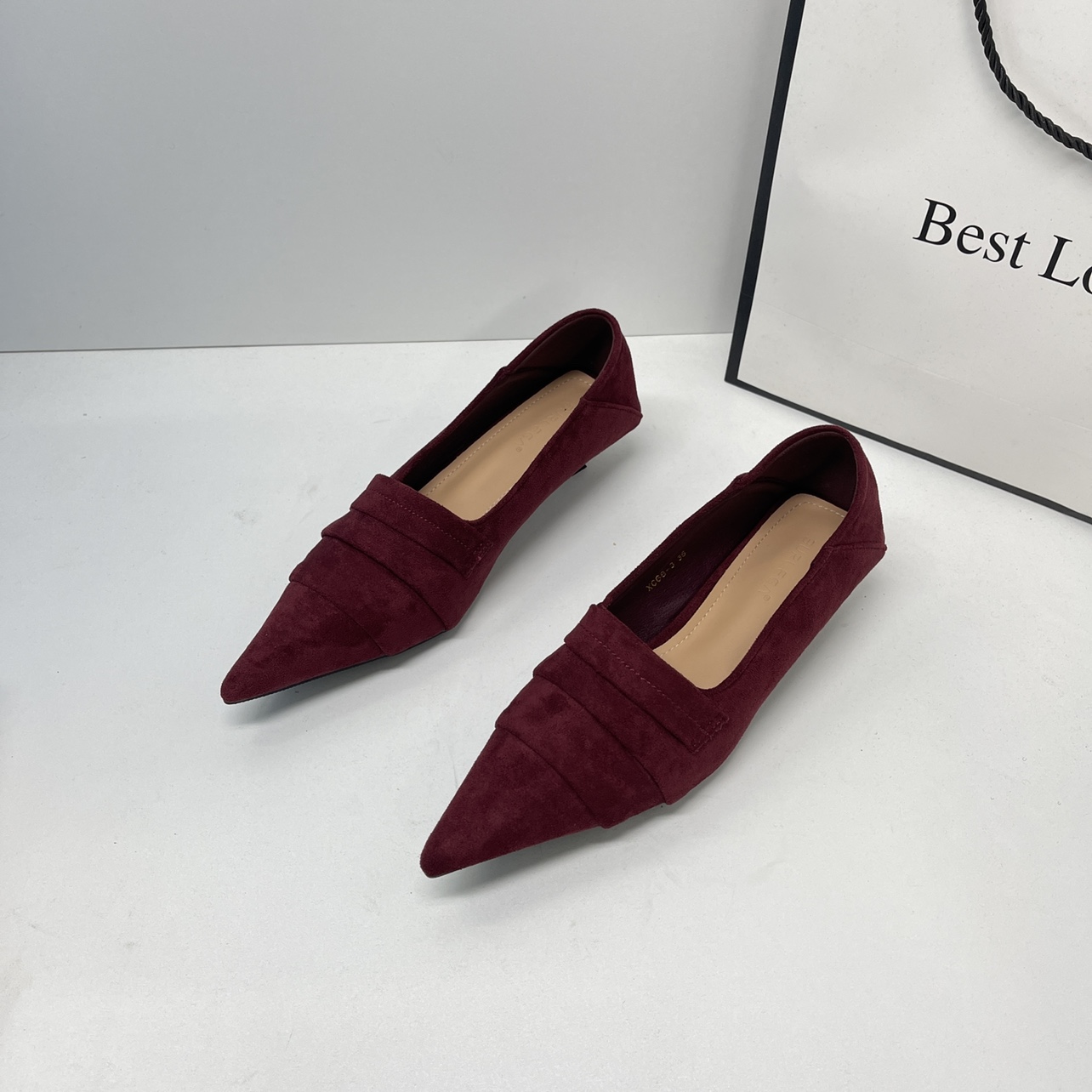 复古细跟3cm低跟小跟鞋