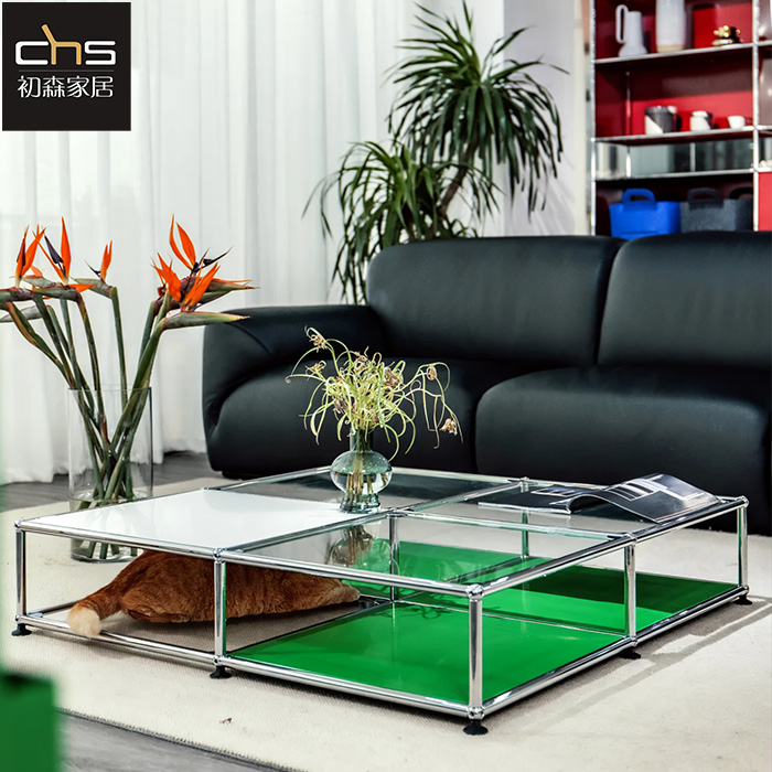 不锈钢茶几初森模块组合简约金属