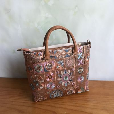 皮拎拉链布中托材料包钥钥手工包包diy自制材料宋锦新中式古风