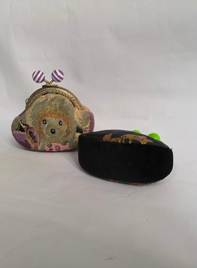 8.5cm半圆三片式绿色糖果头钥钥手工材料包DIY口金包满39元包邮发