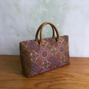 皮拎短托特材料包钥钥手工包包diy自制材料宋锦新中式 古风