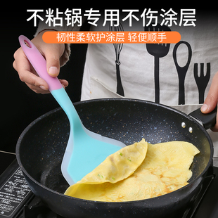 烙饼硅胶铲子不粘锅专用厨具玉子烧家用不伤锅耐高温炒菜锅铲煎饼