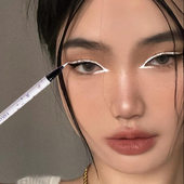 白色眼线笔不晕染防水持久眼妆极细彩色下睫毛网红爆款 眼线液笔