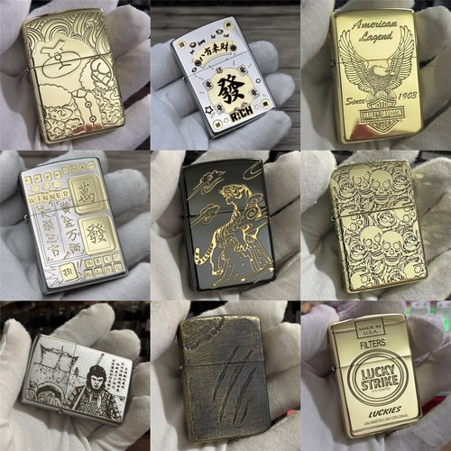 适用于zippo火机外壳常规机通用外壳黄铜盔甲火机壳无内胆