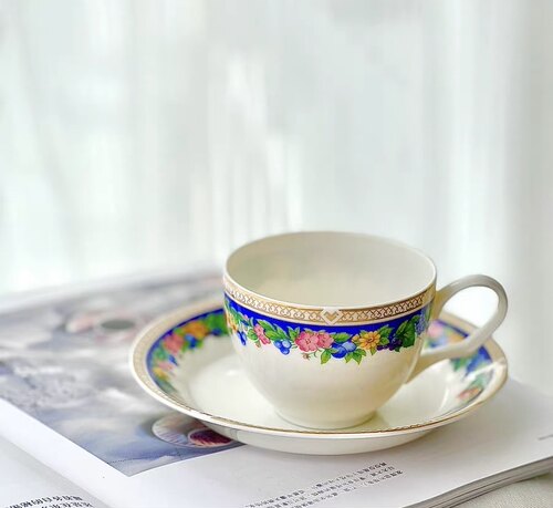 咖啡爱好者 仲夏夜之梦Valentino华伦天奴 花果 咖啡杯碟 红茶杯