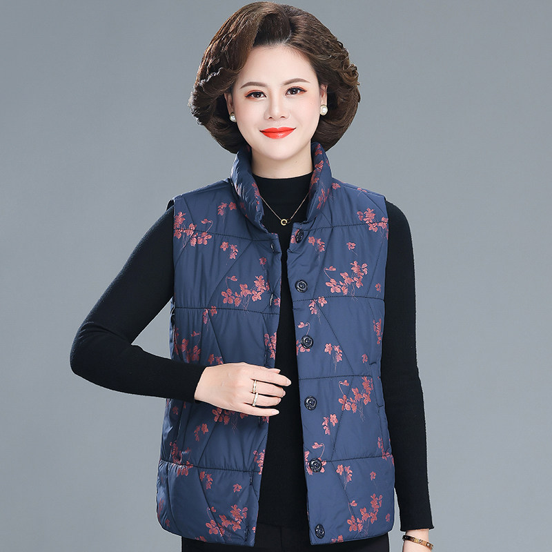 中老年背心坎肩马甲棉服秋冬