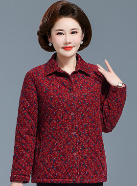 中老年长袖纯棉全棉时尚棉服夹棉