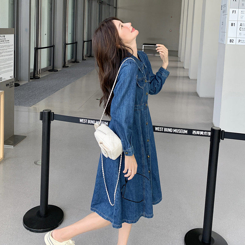 牛仔显瘦新款上市优雅包臀优质公主裙短裙精品女士设计感连衣裙