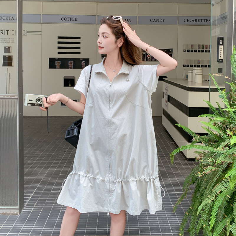 夏装优质精品疯狂促销甩卖巨划算新款韩系设计短袖宽松显瘦连衣裙