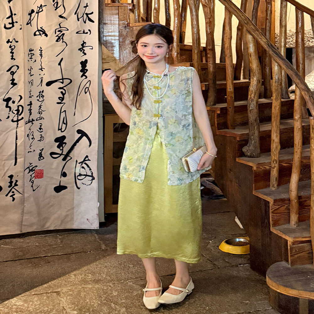 新款辣妹优质2026年夏季吊带精品T恤纯欲正反两穿上衣半身裙套装