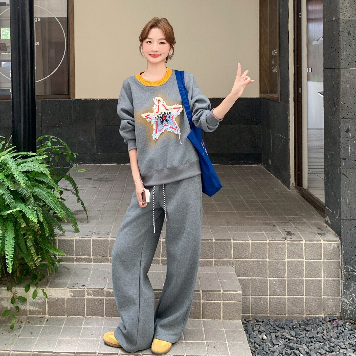 好款新款上市2026年秋季优质长袖精品甩卖件套休闲家居服毛织套装