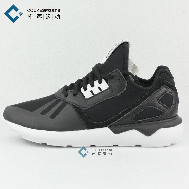 库客adidas黑白y3跑步鞋m19648