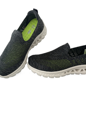 SALAMAN萨拉曼新款夏季男鞋一脚蹬健步鞋休闲运动透气网面鞋女