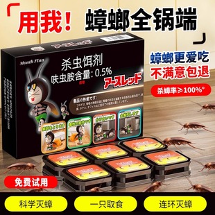 蟑螂药非无毒家用全窝端强效虫卵双杀灭杀蟑螂强力专用神器杀虫剂
