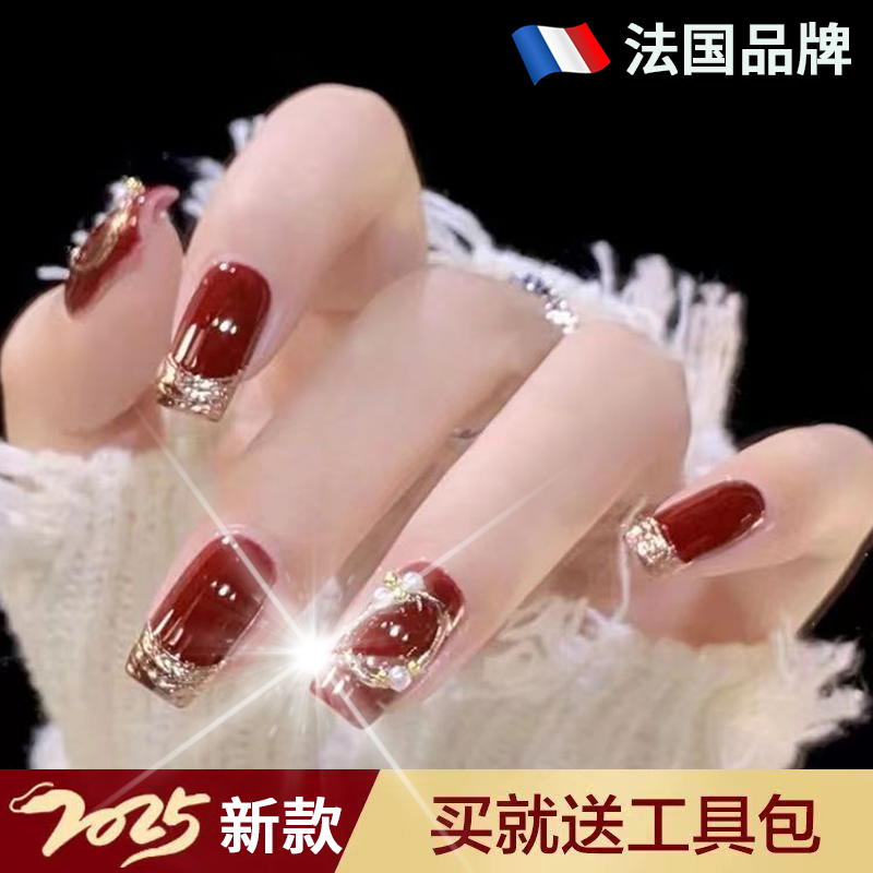 穿戴甲美贴纸2025年高级感
