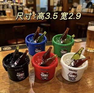定制立体亏提可乐冰桶仿真食玩微缩树脂配件场景材料摆件装饰手工