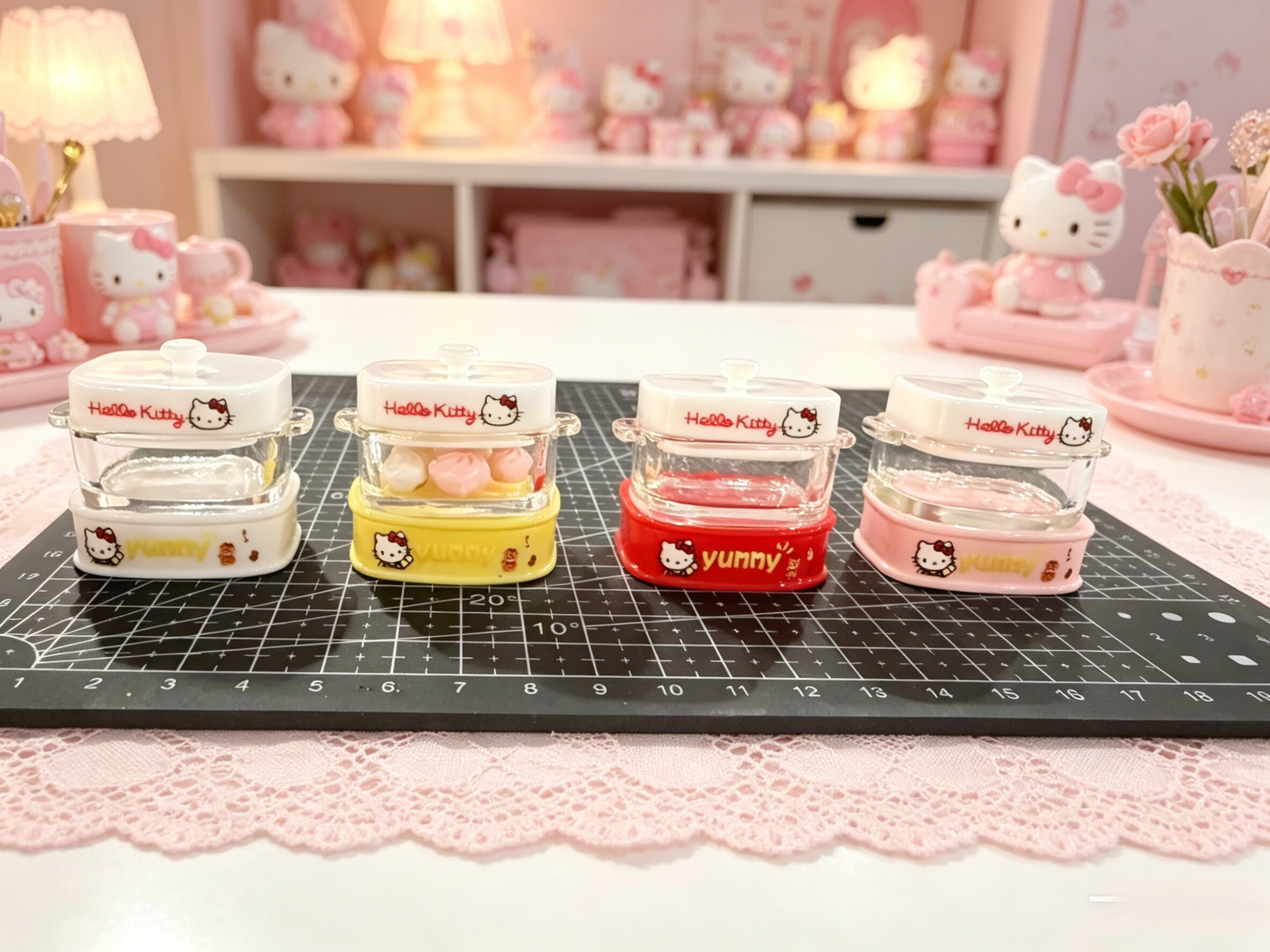 定制亏提蒸笼仿真食玩微缩树脂配件奶油胶材料摆件装饰手工图片