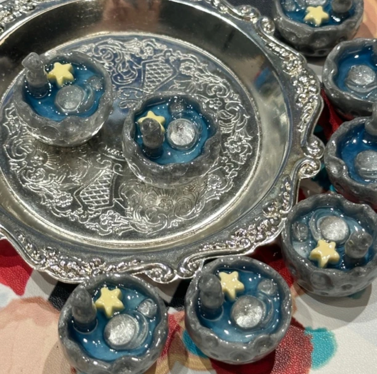 定制月球汁仿真食玩微缩树脂配件奶油胶材料摆件装饰手工场景