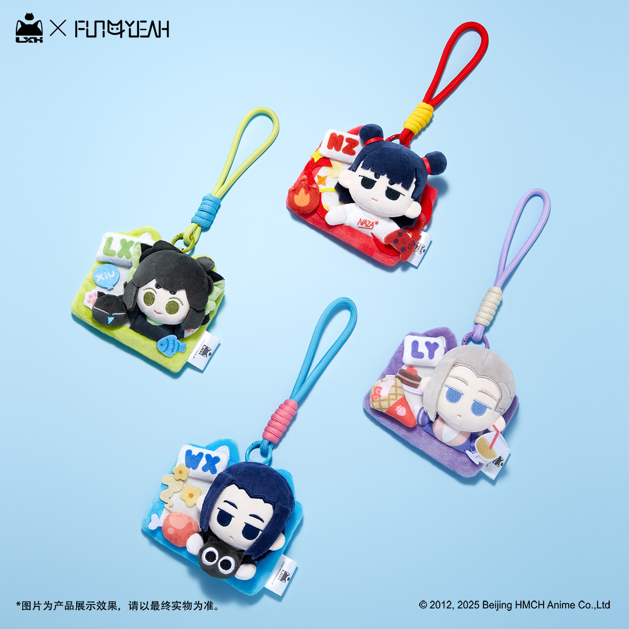 罗小黑丨定格时刻系列毛绒卡套盲盒收纳保护潮玩挂件可爱周边