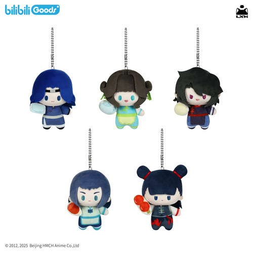 罗小黑丨bilibiligoods合作 miniQ毛绒挂件 毛绒公仔人物周边 - 封面