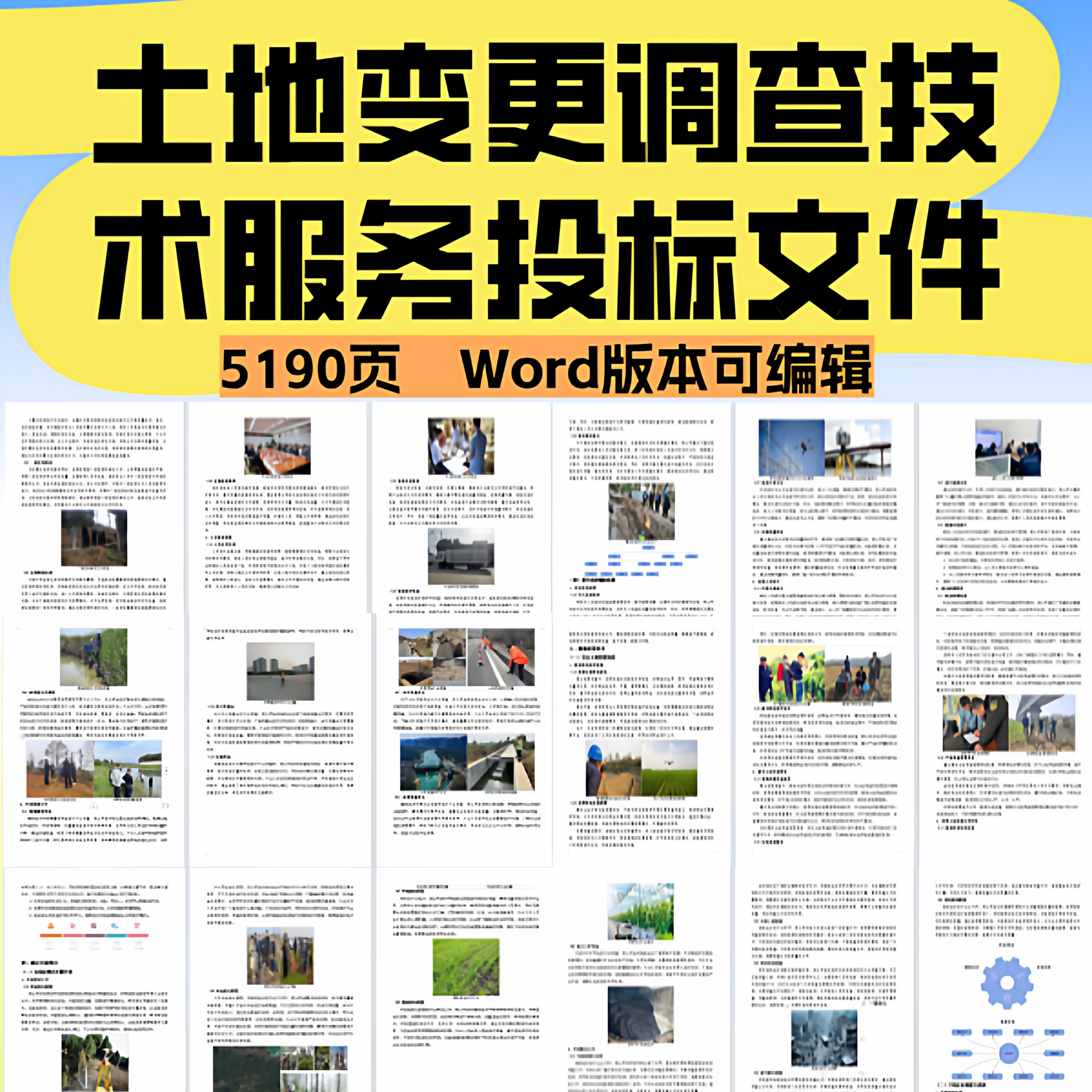 土地变更调查技术服务投标文件