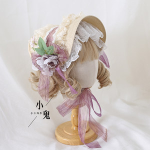 Lolita扁帽价格 Lolita扁帽图片 星期三