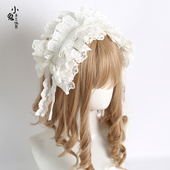 回馈有微瑕Lolita法式 优雅生成色发带lo娘甜美软妹发饰蕾丝头饰
