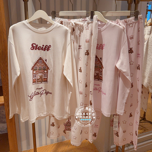 小熊睡衣女PWCT255272 gelato 25秋冬 国内代购 PWCP255273 pique