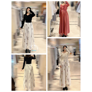 SNIDEL 国内代购 25秋冬 百搭褶皱拼接连衣裙 SWNO255167