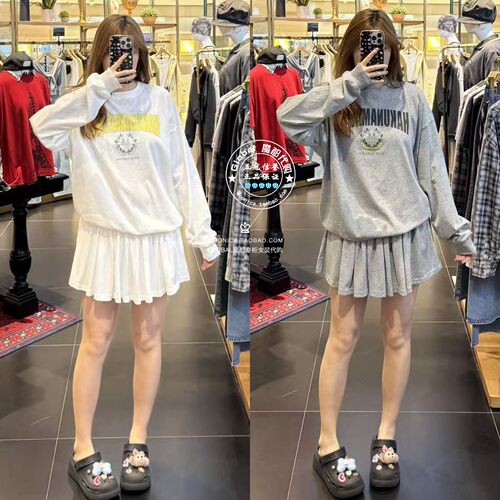 MOUSSY26春夏微透T恤短裤套装