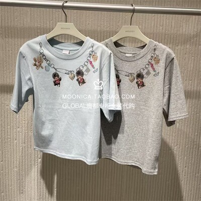 MOUSSY蒙奇奇联名印花短袖T恤衫