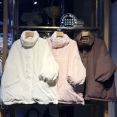 25冬 BLACK 两面穿立领羽绒服外套 MOUSSY国内代购 031IAA30 1821