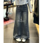 26春 日系做旧直筒休闲牛仔裤 子女 MOUSSY国内代购 028JSA11 1010
