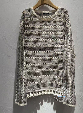 INITIAL国内代购 26春 女文艺镂空流苏针织衫26STTFMCVV925不退换