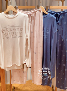gelato pique 国内代购 26春 印花睡衣男女PMCT261920/PMCP261921