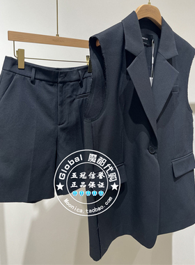 MOFAN/摩凡 国内代购 25早春 灰色马甲/短裤 MBJ554015/MBK554188