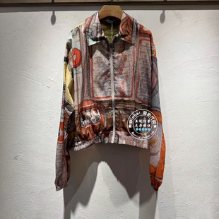 INITIAL国内代购 25秋 女翻领印花时尚短外套25FJKFMCXX238不退换