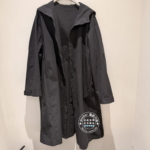 NUTS女装国内代购 2025冬纯色 连帽宽松休闲中长款风衣6340411A1