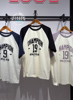 CHAMPION冠军国内代购 26夏 情侣休闲百搭斜肩短袖T恤 U6BSSSU065