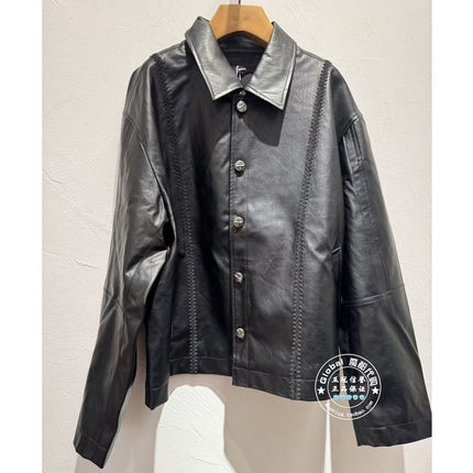 INITIAL国内代购 26春 女纯色翻领时尚皮外套26SJKFMCVV524不退换