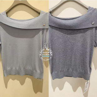 NUTS国内代购 2026春  纯色简约羊毛混纺气质针织衫7210501A1