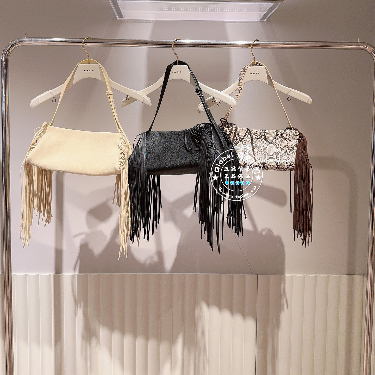 FRAY I.D国内代购 26春 日系时尚流苏单肩手提包FWGB261324