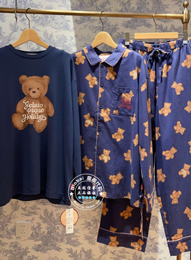 gelato pique代购小熊睡衣男女PMCT255333/PMFT255337/PMFP255338