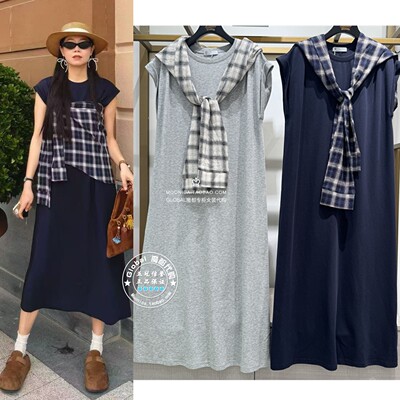 MOUSSY日系两件套上衣+连衣裙