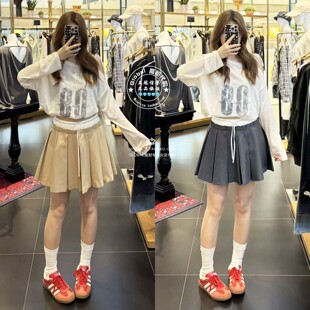 028JSA31 MOUSSY国内代购 半身裙子 日系休闲拼色短款 1019 26春夏