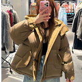 特价 2451 可拆卸连帽面包羽绒服外套028HAA30 MOUSSY代购 24秋冬