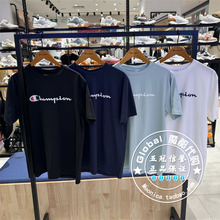 CHAMPION冠军国内代购 25夏 纯色圆领印花短袖T恤男 U5BSSSM031