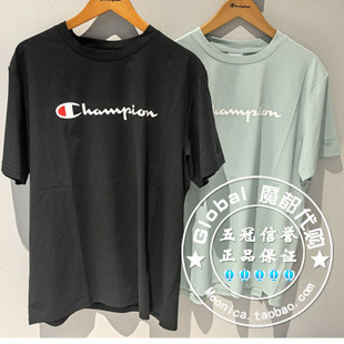 T恤男 特价 圆领印花短袖 25夏 U5BSSSM031 CHAMPION冠军国内代购