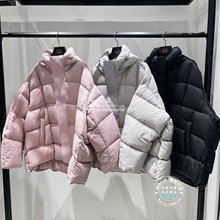 MOUSSY国内代购 25秋冬 日系保暖连帽羽绒服外套女 028IAA30-1047