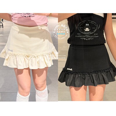 MOUSSY蒙奇奇联名A字短款半身裙